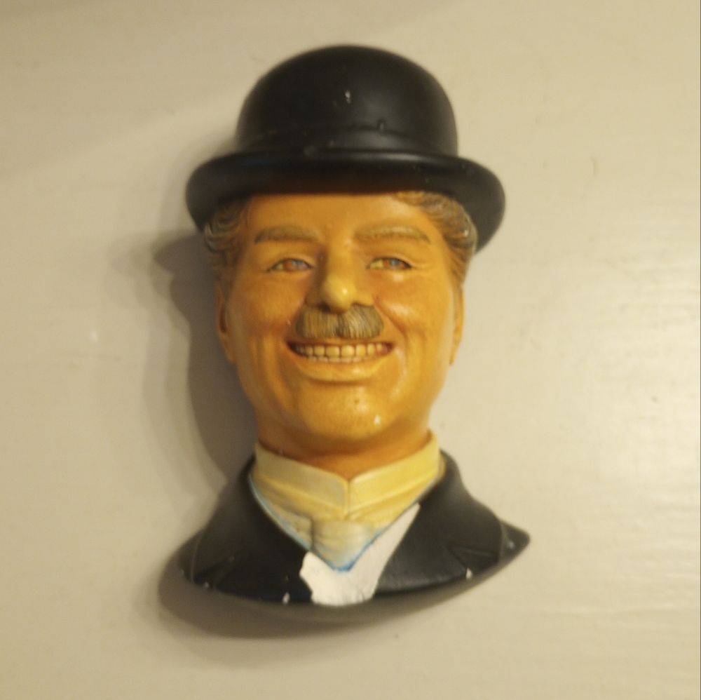 Legend Products Charlie Chaplin Vintage chalkware wall hanging